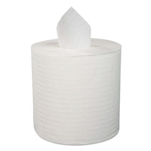 Boardwalk Center-Pull Hand Towels  2-Ply  Perforated  7 7 8 x 10  White  600 RL  6 RL CT (BWK 6400)