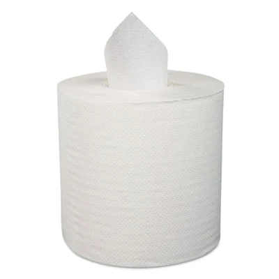 Boardwalk Center-Pull Hand Towels  2-Ply  Perforated  7 7 8 x 10  White  600 RL  6 RL CT (BWK 6400)
