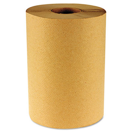 Boardwalk Hardwound Paper Towels  Nonperforated 1-Ply Natural  800 ft  6 Rolls Carton (BWK 6256)