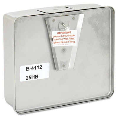 Bobrick ConturaSeries Surface-Mounted Liquid Soap Dispenser  40 oz  7  x 3 31  x 6 13   Stainless Steel Satin (BOB 4112)