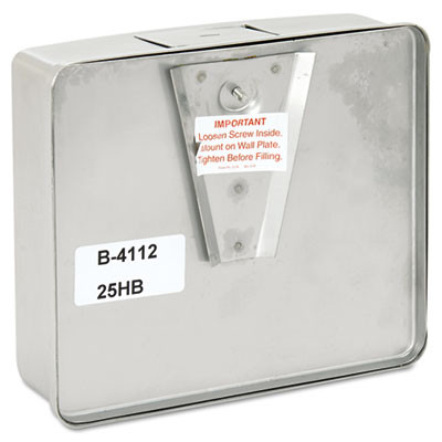 Bobrick ConturaSeries Surface-Mounted Liquid Soap Dispenser  40 oz  7  x 3 31  x 6 13   Stainless Steel Satin (BOB 4112)