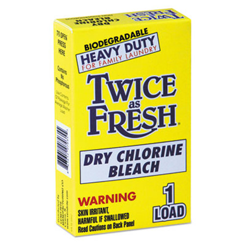 Twice as Fresh Heavy Duty Coin-Vend Powdered Chlorine Bleach  1 load  100 Carton (VEN 2979646)