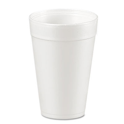 Dart Foam Drink Cups  32oz  White  25 Bag  20 Bags Carton (DCC 32TJ32)