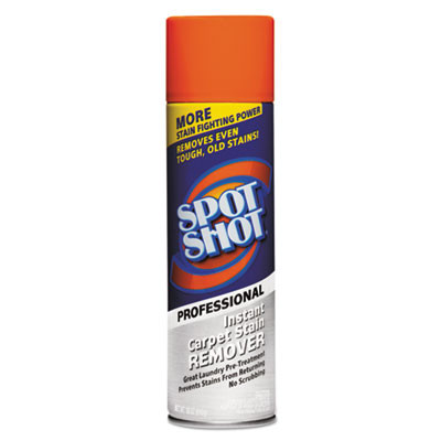 WD-40 Spot Shot Professional Instant Carpet Stain Remover  18oz Spray Can  12 Carton (WDC 009934)