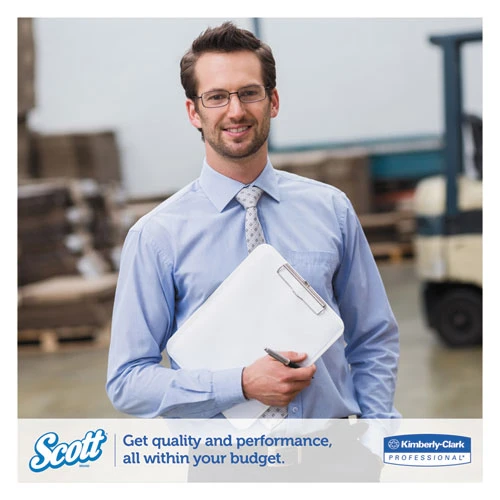 Scott Essential High Capacity Hard Roll Towel  1 5  Core  8 x 1000 ft  Recycled  White  6 Carton (KCC 01005)