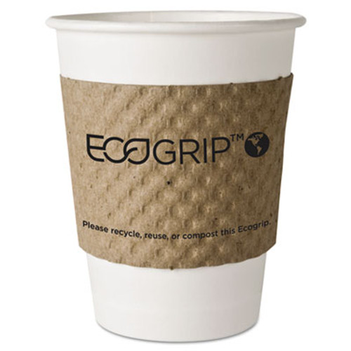 Eco-Products EcoGrip Hot Cup Sleeves - Renewable   Compostable  1300 CT (ECP EG-2000)