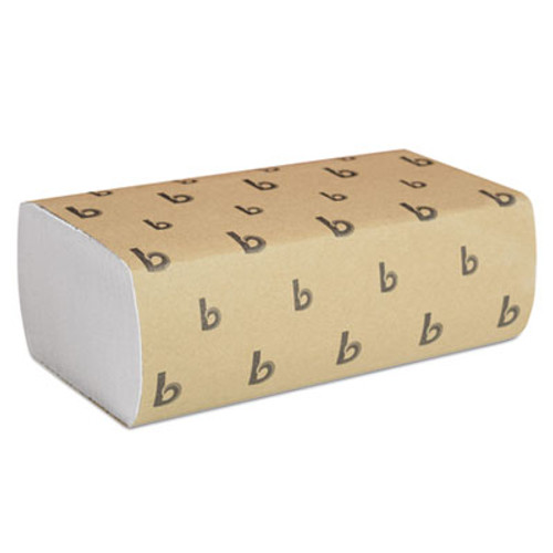 Boardwalk Multifold Paper Towels  White  9 x 9 9 20  250 Towels Pack  16 Packs Carton (BWK 6200)