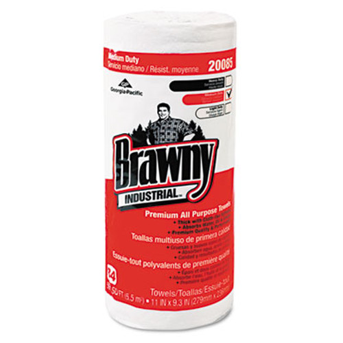 Georgia Pacific Professional All Purpose Perforated Dry Wipes  11 x 9 3 8  White  84 Roll  20 Rolls Carton (GPC 200-85)