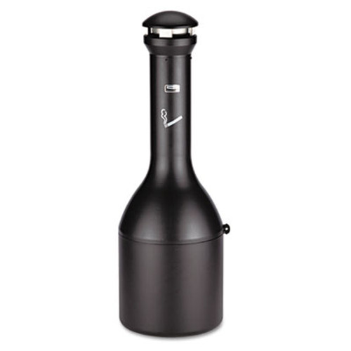 Rubbermaid Commercial Infinity Traditional Smoking Receptacle  4 1 gal  39  High  Black (RCP 9W33 BLA)