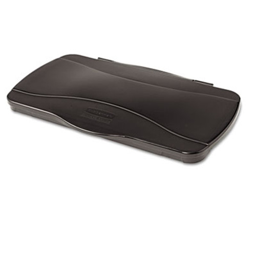 Rubbermaid Commercial Hinged Lid for Vented Slim Jim  20 38w x 11 38d x 2 75h  Black (RCP 2674 BLA)
