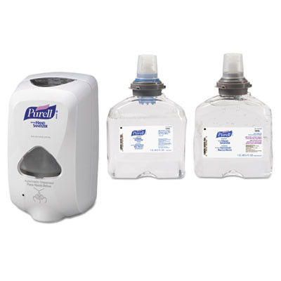 PURELL TFX Touch Free Dispenser  1200 mL  6 5  x 4 5  x 10 58   Dove Gray (GOJ 2720-12)