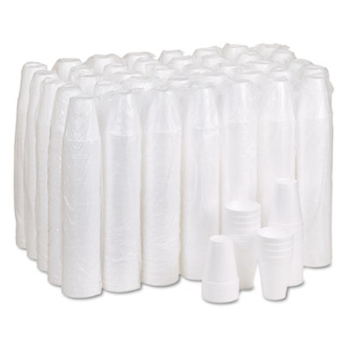 Dart Foam Drink Cups  10oz  White  25 Bag  40 Bags Carton (DCC 10J10)