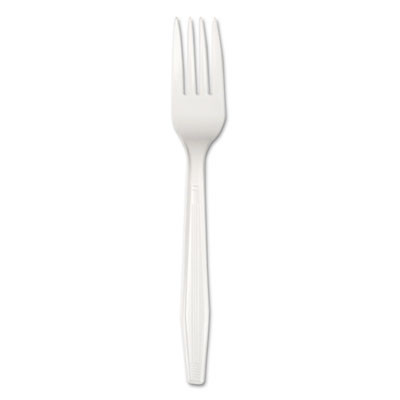 Boardwalk Heavyweight Polystyrene Cutlery  Fork  White  1000 Carton (BWK FORKHW)