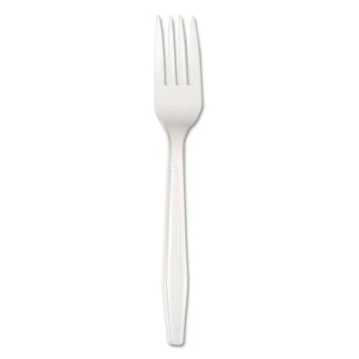 Boardwalk Heavyweight Polystyrene Cutlery  Fork  White  1000 Carton (BWK FORKHW)