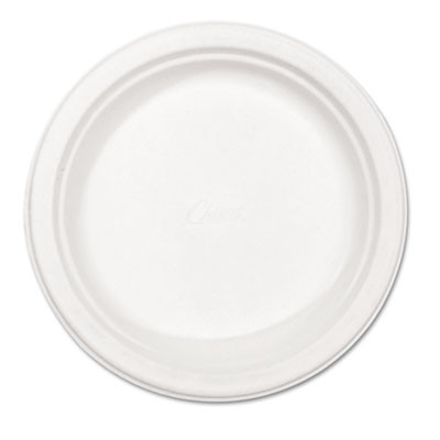 Chinet Paper Dinnerware  Plate  8 3 4  dia  White  500 Carton (HUH VERDICT)