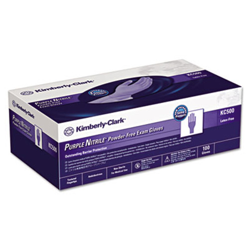 Kimberly-Clark Professional* PURPLE NITRILE Exam Gloves  242 mm Length  Small  Purple  100 Box (KCC 55081)