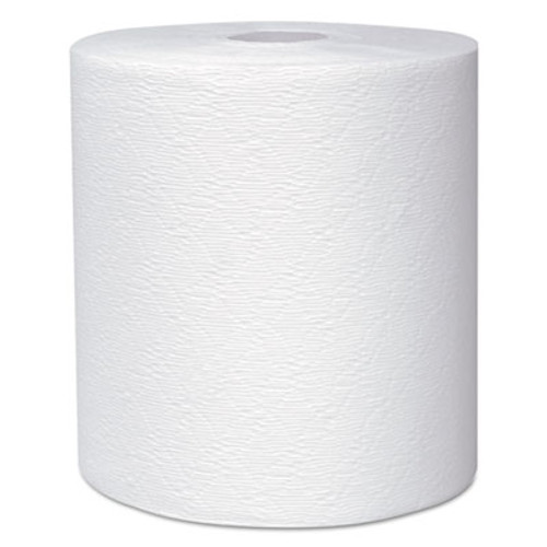 Scott Essential Plus Hard Roll Towels 8  x 600 ft  1 3 4  Core dia  White  6 Rolls CT (KCC 50606)