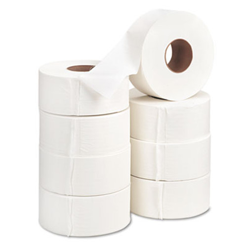 Georgia Pacific Professional Jumbo Jr  Bath Tissue Roll  Septic Safe  2-Ply  White  1000 ft  8 Rolls Carton (GPC 137-28)
