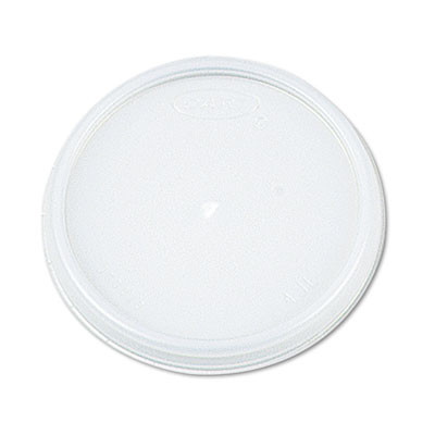 Dart Plastic Lids for Foam Containers  Vented  Fits 3 5-6 oz  White  1 000 Carton (DCC 6JL)