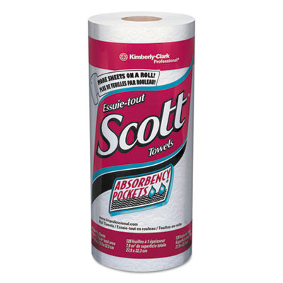 Scott Kitchen Roll Towels  11 x 8 75  128 Roll  20 Rolls Carton (KCC 41482)