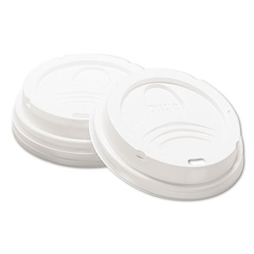 Dixie Drink-Thru Lid  Fits 8oz Hot Drink Cups  White  1000 Carton (DIX 9538DX)