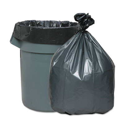 Platinum Plus Can Liners  33 gal  1 35 mil  33  x 40   Gray  50 Carton (WEB PLA3350)