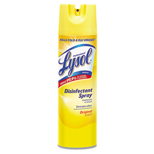 Professional LYSOL Brand Disinfectant Spray  Original Scent  19 oz Aerosol  12 Cans Carton (REC 04650)