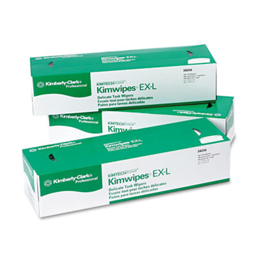 Kimtech Kimwipes Delicate Task Wipers  1-Ply  16 3 5 x 16 5 8  140 Box (KCC 34256)