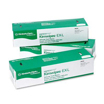 Kimtech Kimwipes Delicate Task Wipers  1-Ply  16 3 5 x 16 5 8  140 Box (KCC 34256)