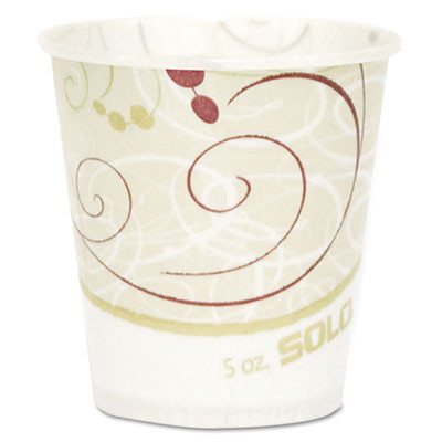 Dart Paper Water Cups  Waxed  5oz  100 Pack (SCC R53SYM)