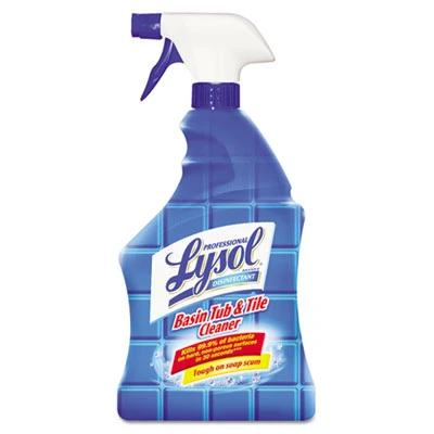 Professional LYSOL Brand Disinfectant Bathroom Cleaner  32oz Spray Bottles  12 Carton (REC 04685)