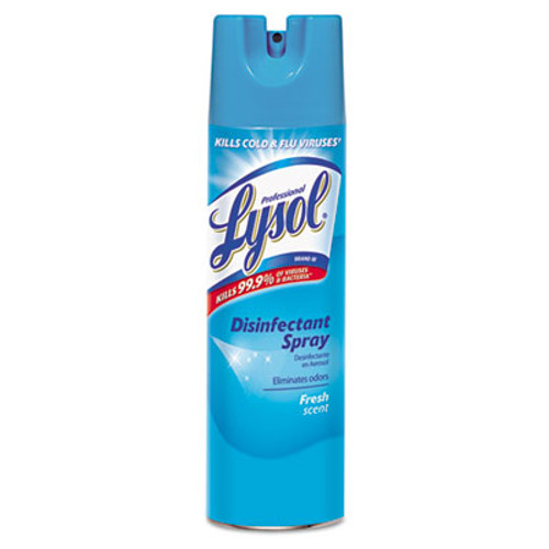Professional LYSOL Brand Disinfectant Spray  Fresh Scent  19 oz Aerosol  12 Cans Carton (REC 04675)