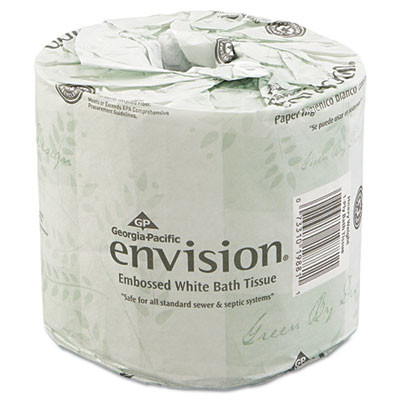 Georgia Pacific Professional Bathroom Tissue  Septic Safe  2-Ply  White  550 Sheets Roll  80 Rolls Carton (GPC 198-80/01)