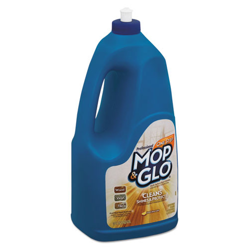 Professional MOP & GLO Triple Action Floor Shine Cleaner  Fresh Citrus Scent  64oz Bottles  6 Carton (REC 74297)