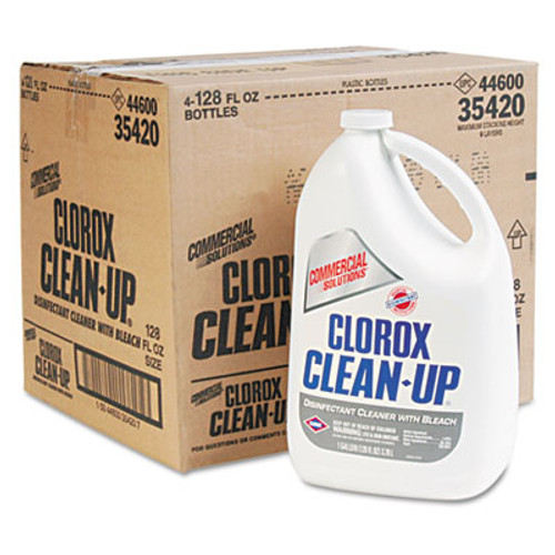 Clorox Clean-Up Disinfectant Cleaner with Bleach  Fresh  128 oz Refill Bottle  4 Carton (CLO 35420)