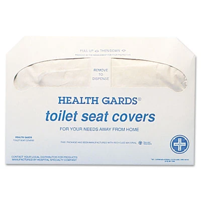 HOSPECO Health Gards Toilet Seat Covers  White  250 Covers Pack  20 Packs Carton (HOS HG-5000)