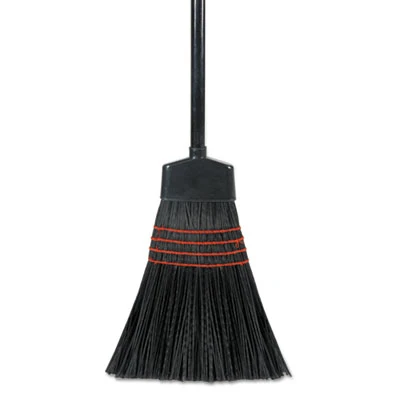 Boardwalk Maid Broom  Plastic Bristles  Wood Handle  54  Long  1 Dozen Carton (UNS 916P)