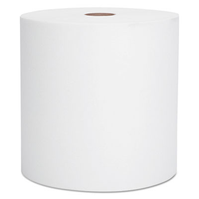 Scott Essential Hard Roll Towel  1 5  Core  8 x 800ft  White  12 Rolls Carton (KCC 01040)