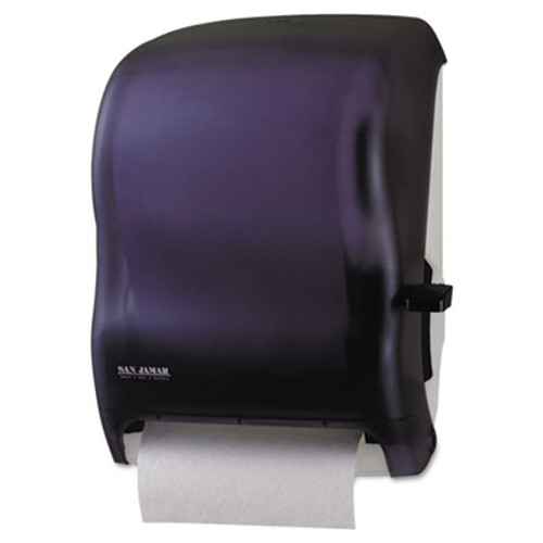 San Jamar Lever Roll Towel Dispenser  Classic  Black Pearl  12 15 16 x 9 1 4 x 16 1 2 (SAN T1100TBK)