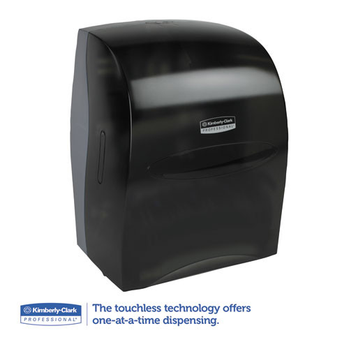 Kimberly-Clark Professional* Sanitouch Hard Roll Towel Disp  12 63 100w x 10 1 5d x 16 13 100h  Smoke (KCC 09990)