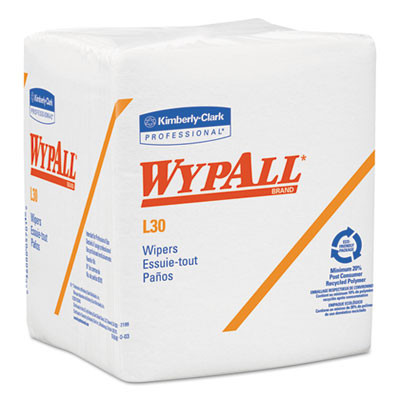 WypAll L30 Towels  Quarter Fold  12 1 2 x 12  90 Box  12 Boxes Carton (KCC 05812)