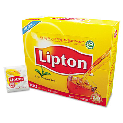 Lipton Tea Bags  Regular  100 Box (LIP 291)