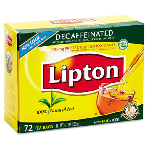 Lipton Tea Bags  Decaffeinated  72 Box (LIP 290)