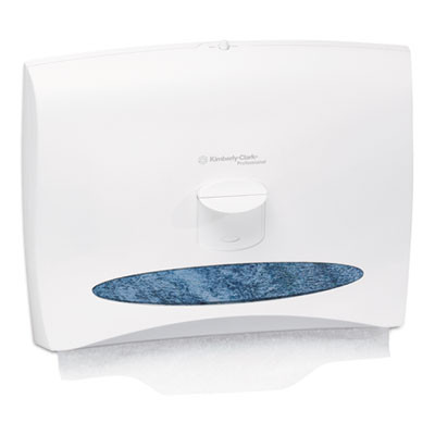 Scott Personal Seat Toilet Seat Cover Dispenser  17 1 2 x 2 1 4 x 13 1 4  White (KCC 09505)