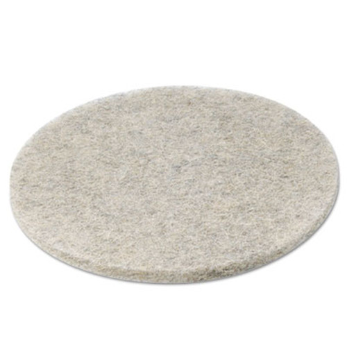 Boardwalk Natural Hog Hair Burnishing Floor Pads  20  Diameter  5 Carton (PAD 4020 NHE)