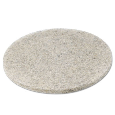 Boardwalk Natural Hog Hair Burnishing Floor Pads  20  Diameter  5 Carton (PAD 4020 NHE)
