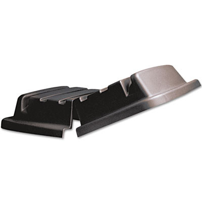 Rubbermaid Commercial Hinged Dome Lid for Cube Truck  Black (RCP 4613 BLA)