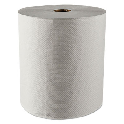 Scott Essential 100  Recycled Fiber Hard Roll Towel  1 5  Core White 8  x 800ft  12 CT (KCC 01052)