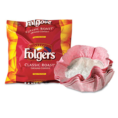 Folgers Coffee Filter Packs  Classic Roast   9 oz  10 Filters Pack  4 Packs Carton (SMU 06239)