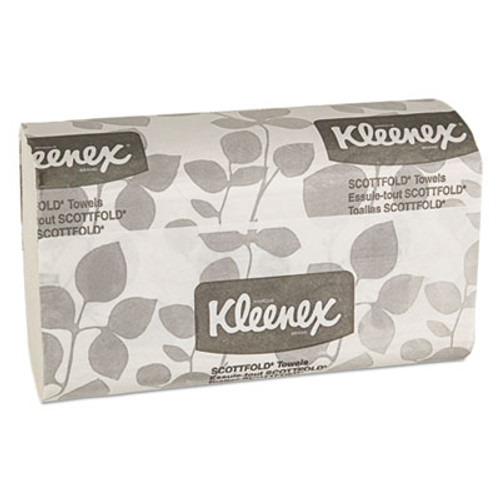 Kleenex Premiere Folded Towels  9 2 5 x 12 2 5  White  120 Pack  25 Packs Carton (KCC 13254)